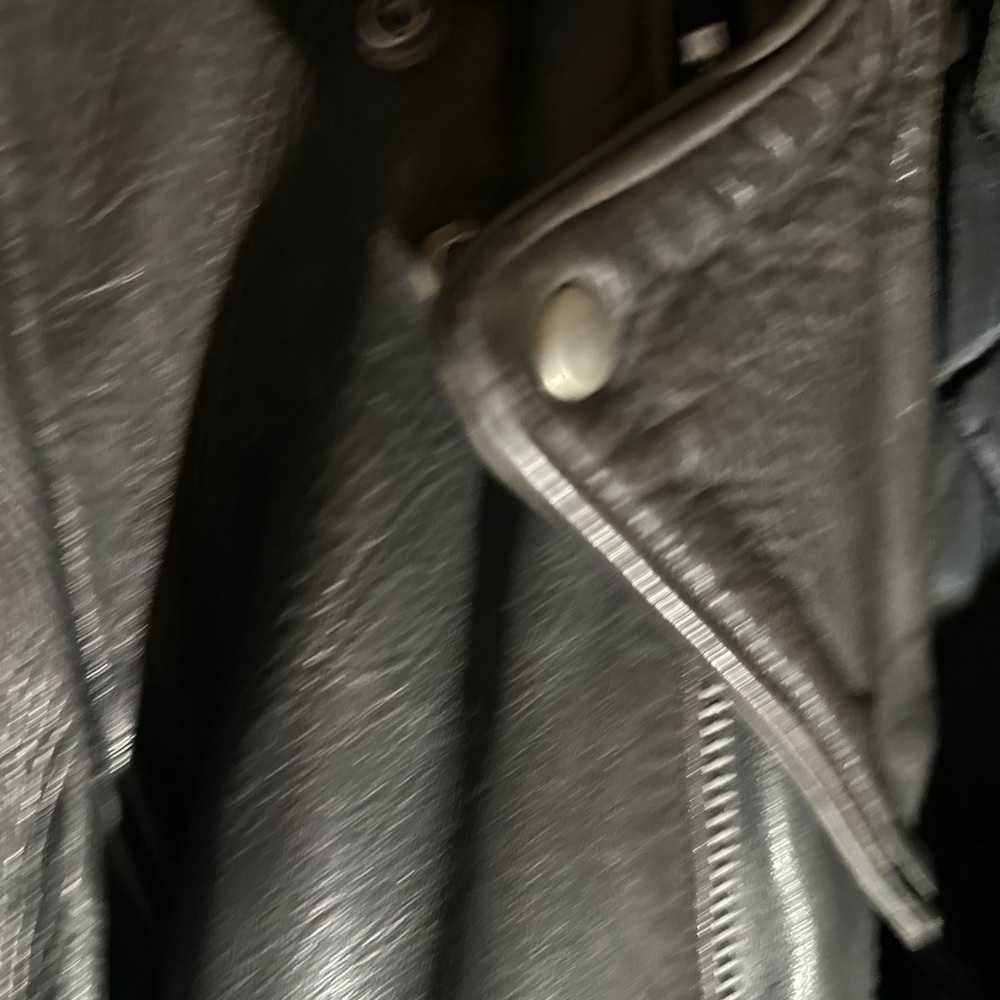 Men's natal leather, vintage Black Leather motorcycle Jacket
Heavy 1950s made 🇺🇸 - Picture 4 of 16